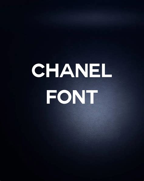 Chanel Font Free Download