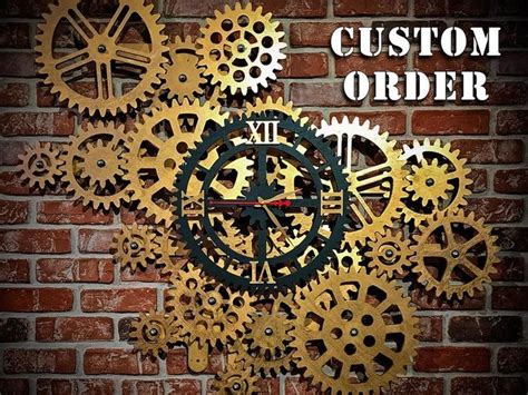 Maybe you would like to learn more about one of these? Self Rotating Gears Wall Clock. Steampunk Wall Clock. Big ...