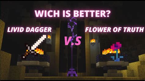 Best Weapon Mid End Game Livid Dagger Vs Flower Of Truth Updated Hypixel Skyblock Youtube