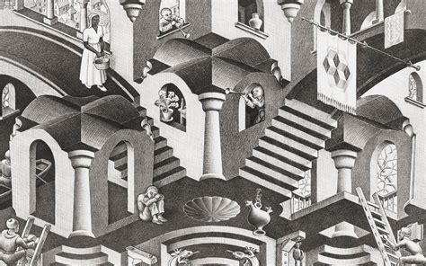 70 Mc Escher Wallpaper
