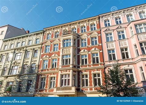 Nice Restored Old Houses In Berlin Stock Image Image Of Europe