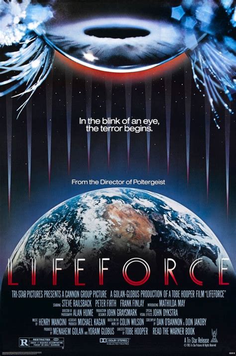 l étoile du mal de tobe hooper 1985 lifeforce movie lifeforce 1985 cannon film
