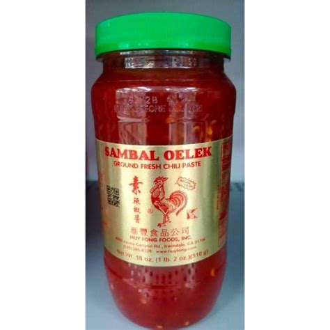 Authentic Huy Fong Sambal Oelek Ground Fresh Chili Paste 510g Shopee Philippines