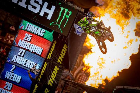 Eli Tomac Captures Fourth Monster Energy Supercross Win Of 2018 In Tampa