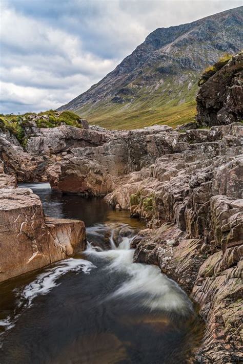 Glen Etive Waterfalls Scotland Highlands Beautiful Waterfalls