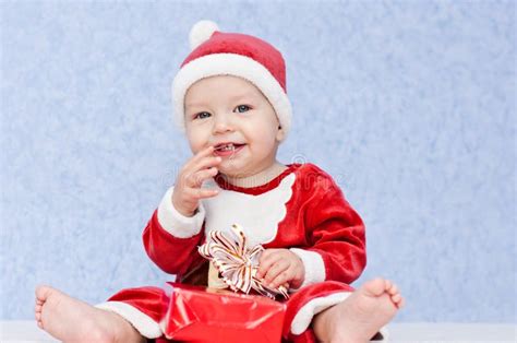 Cute Baby Boy Santa Helper Stock Photo Image Of Beautiful 45567858
