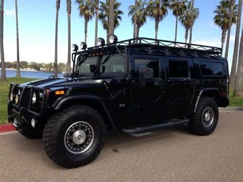 Purchase Used 2006 Hummer H1 Alpha Wagon Black 2nd Generation All Black