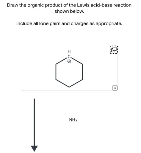 Solved Draw The Organic Product Of The Lewis Acid Base Reaction