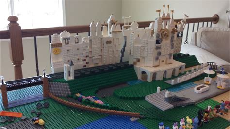Building Disneyland In Lego Week 7 Finished Back Wall And Toontown