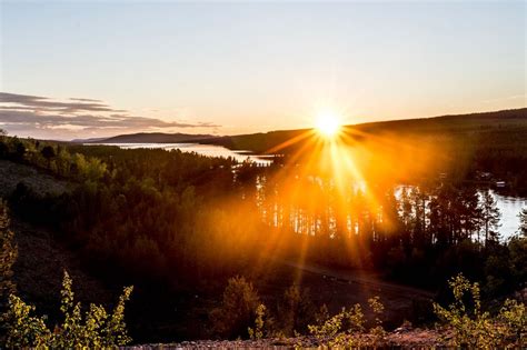 Share to support our website. Midnight Sun in Sweden - June - Arctic Direct
