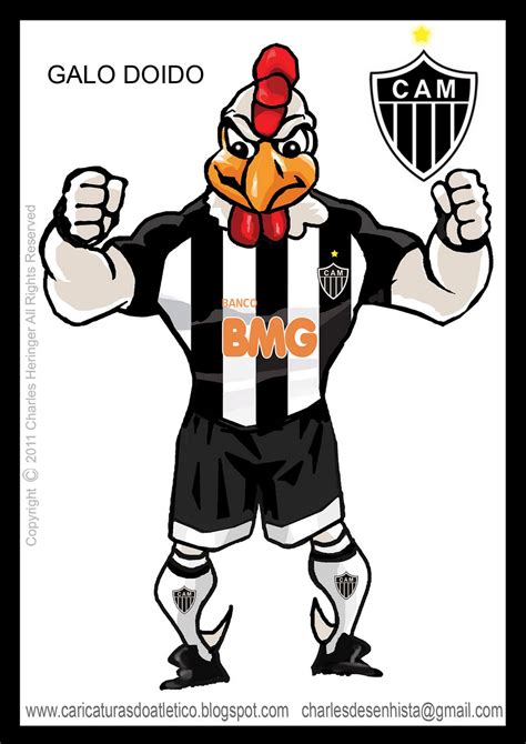 Clube atlético mineiro on instagram: Caricaturas do Atlético: Galo Doido