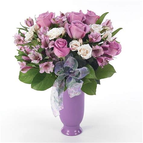 Shop fresh flowers, hampers & gifts online & receive same day flower delivery. BF28-11K | Same day flower delivery, Purple flower bouquet ...