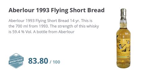 Aberlour 1993 Flying Short Bread Ratings And Reviews Whiskybase