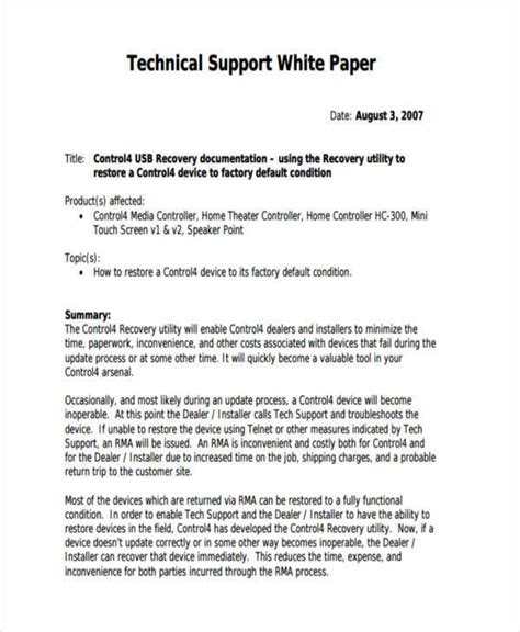 sample white papers   ms word