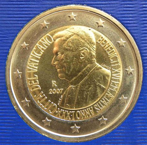Vatican 2 Euro Coin - 80th Anniversary of the Birth of ...