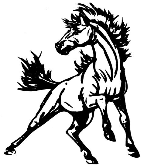 Standing horse pony line art sketch, horse, horse, animals png. Mustang Horse Drawing at PaintingValley.com | Explore collection of Mustang Horse Drawing