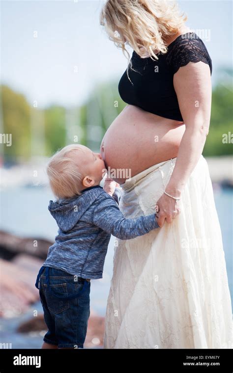 Pregnant Mother Son Hi Res Stock Photography And Images Alamy