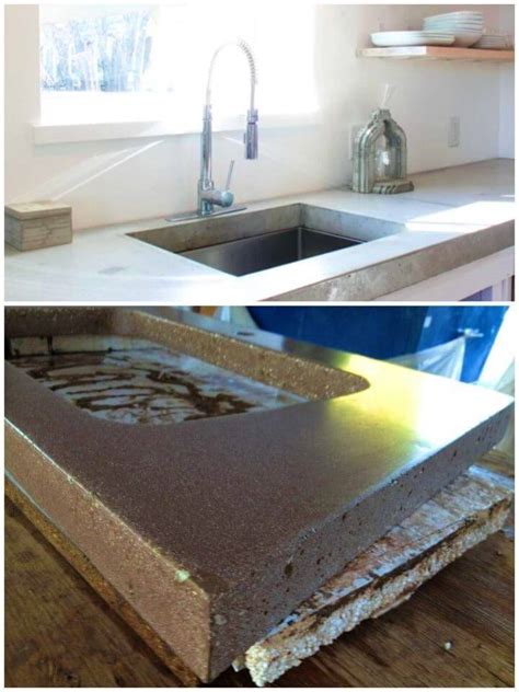 33 Long Lasting Diy Concrete Countertops Diy Crafts