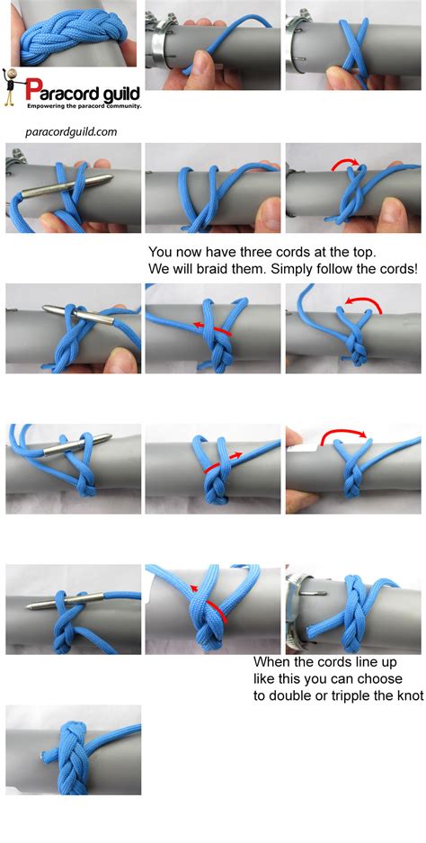 How To Tie A Turks Head Knot Paracord Guild