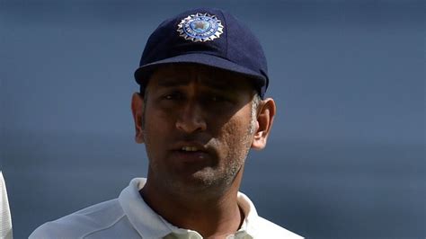 International Cricket India Captain Ms Dhoni Retires From Test Cricket