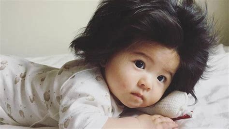Japanese Baby Who Went Viral For Luscious Locks Scores Modeling Gig