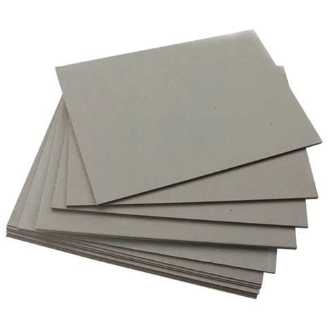 Plain Gray 300gsm Duplex Paper Board For Mono Carton And Packaging Box
