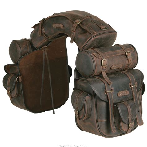 Large Saddle Bag Colorado B085 Leather Bags Bike Accessories