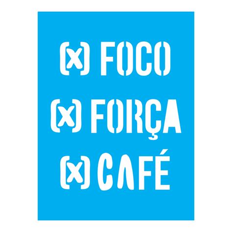 Stencil Foco Força Café 15x20 Ref A2442