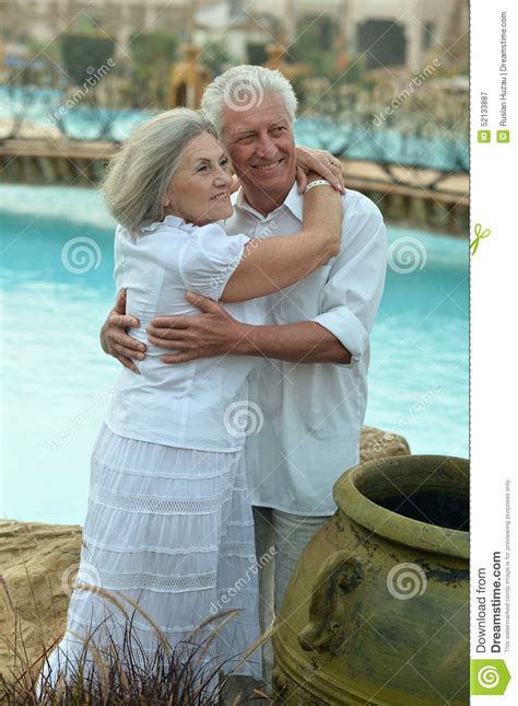 Happy Mature Couple Stock Image Image Of Nice Cute 52133887