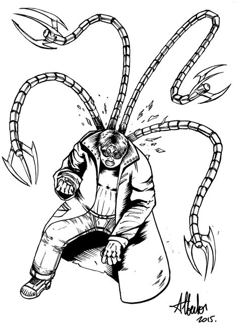 Marvel Comics Dr Octopus By Artofalberto On Deviantart
