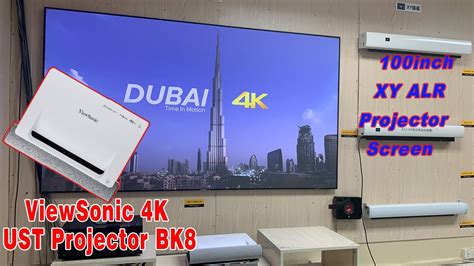 Viewsonic 2021 Newest 4k Ust Laser Projector Bk8 Review On Xy Screens