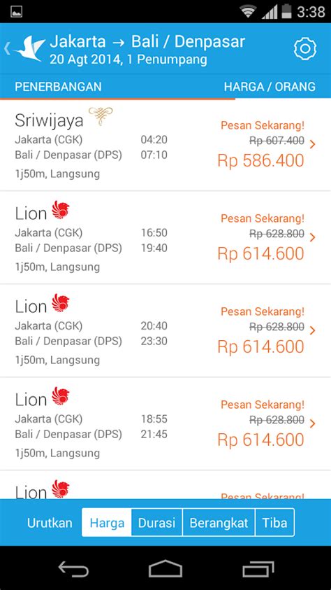 Pesan tiket pesawat lion air dengan mudah dan nyaman serta bandingkan harga tiket lion air dengan tiket pesawat lainnya di traveloka. Traveloka - Flight & Hotel - Android Apps on Google Play