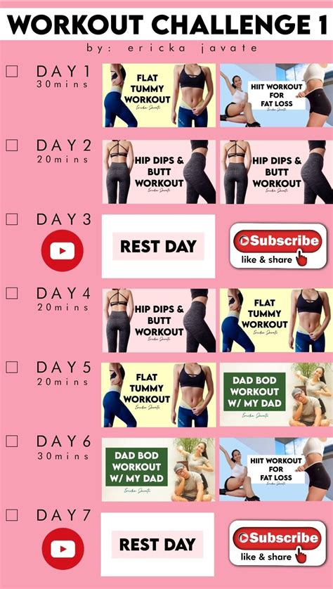 Workout Challenge Workout Challenge Hip Dips Challenge 30 Day Workout