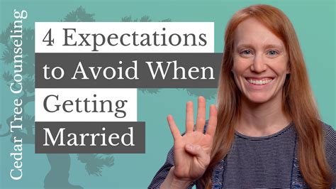 4 Expectations To Avoid When Getting Married Cedar Tree Counseling Ltd