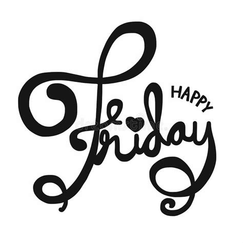 Happy Friday Text Stock Illustrations 7068 Happy Friday Text Stock