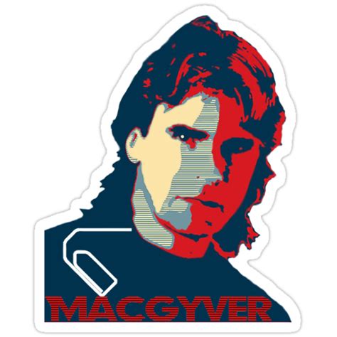 Macgyver Operation Paperclip Stickers By Shevaun Shh Redbubble