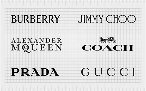 The Most Famous Luxury And High End Fashion Brand Logos