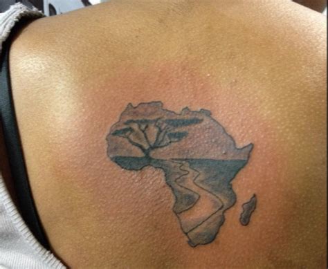 10 Tattoos Of African Continent African Tattoo Africa Tattoos