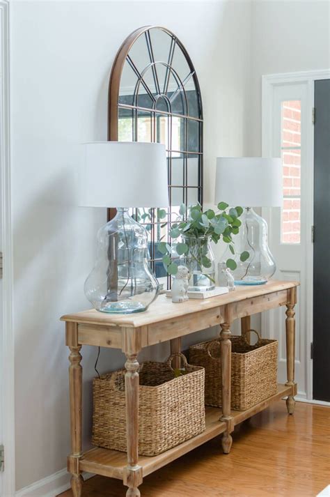 Welcome Your Guest In Style With A Pretty Entry Everett Table Styling