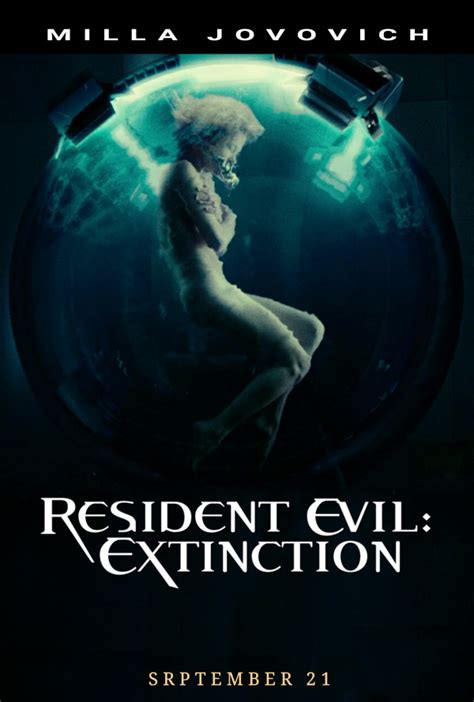 Resident Evil Extinction Movie Poster
