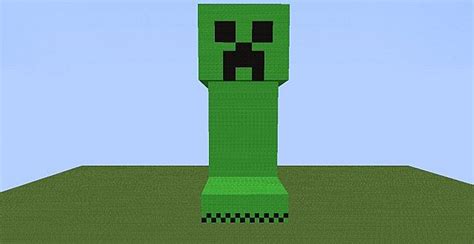 Epic Creeper Statue Minecraft Map