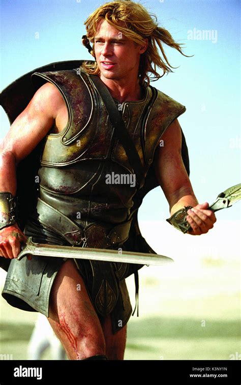 Troy Us Br 2004 Brad Pitt As Achilles Date 2004 Stock Photo Alamy