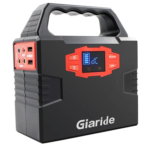 Portable Generator Giaride 150wh Solar Power Inverter 40800mah Battery