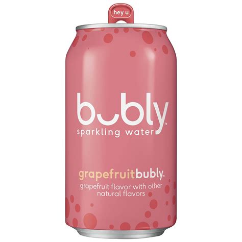 Bubly Sparkling Water Grapefruit 12 Ounce Cans Pack Of 12 Visit The