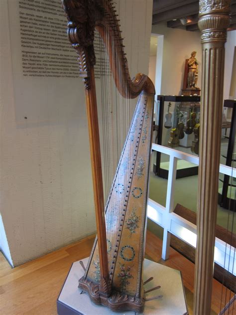 Harp By Naderman From Musikinstrumenten Museum Berlin Single Action Pedal Harp Jean Henri