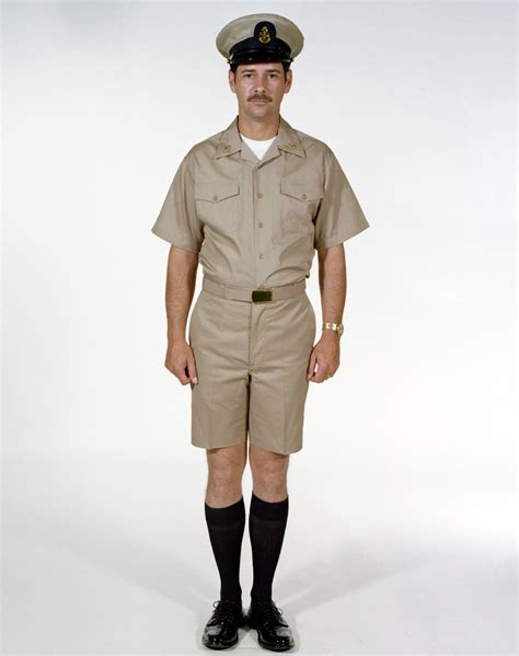 Uniform Tropical Khaki Male Navy Chief Petty Officers Nara And Dvids