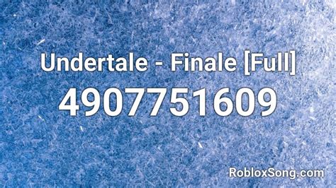 Undertale Finale Full Roblox Id Roblox Music Codes