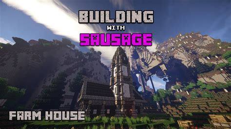 Minecraft Building With Sausage Medieval Farm House Youtube