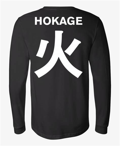 Unisex Long Sleeve T Shirt Naruto Hokage Sign 1000x1000 Png