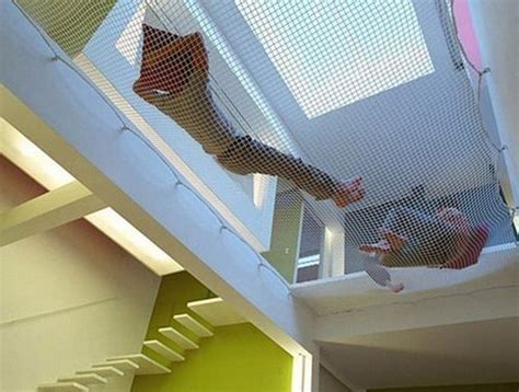 Slackening the hammock reduces lateral loads. ceiling hammock net | Dream house, Indoor hammock, Home